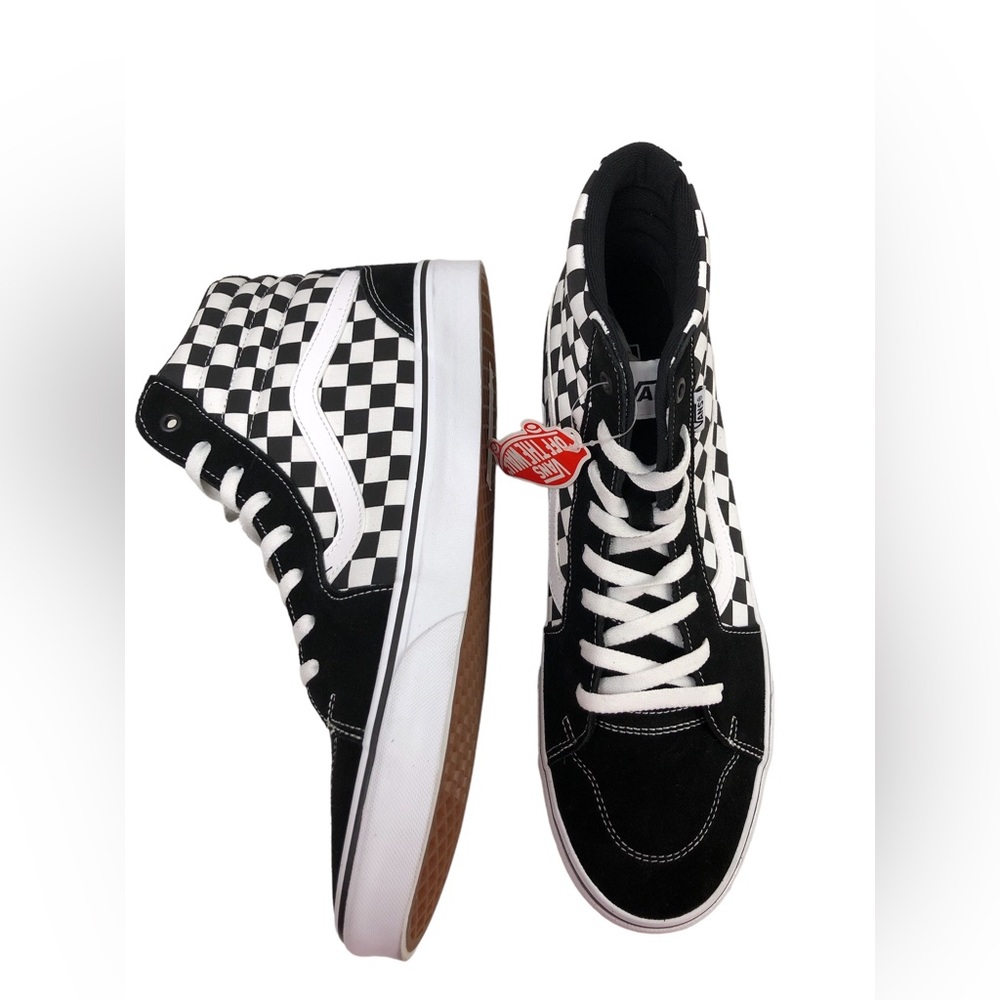 Gilmore Hi Black and White Checkerboard VANS! Checker